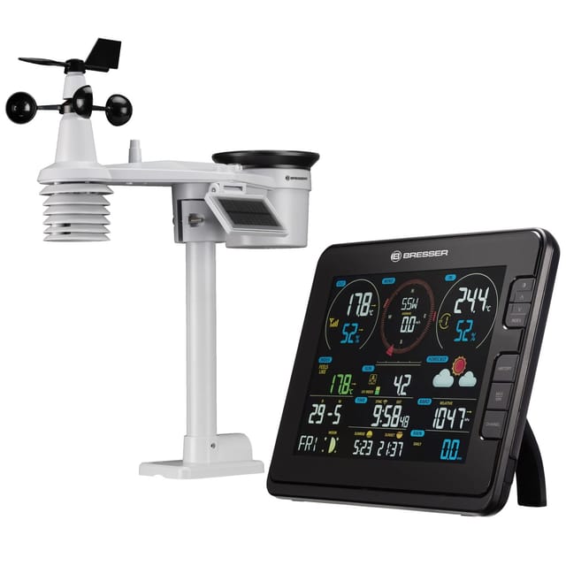 Bresser WLAN-Wetterstation Profi 7-in-1 mit Lichtintensität- und UV-Messung