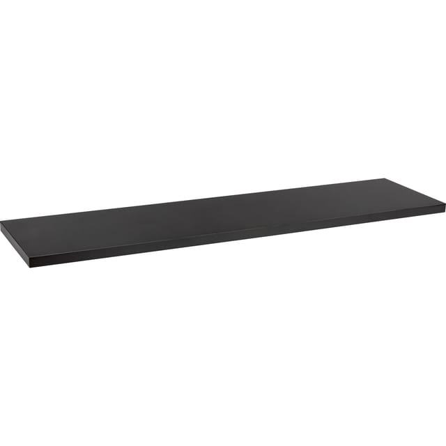 MDF-Wandregal Oldham 1,8 cm x 60 cm x 20 cm Schwarz