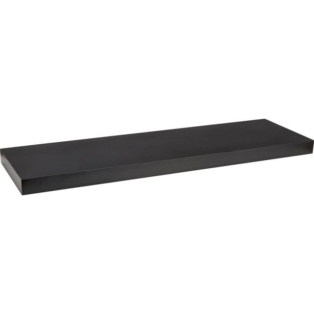 Wandregal Carlton 80 cm x 24 cm x 3,8 cm Schwarz