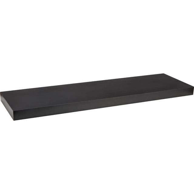 Wandregal Carlton 60 cm x 24 cm x 3,8 cm Schwarz