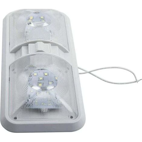 12-v-led-deckenleuchte Für Wohnmobile, Bootsinnenbeleuchtung Für Wohnmobile Mit Schalter, 48-led-deckenleuchte (800 Lm) Für Wohnwagen Und Anhänger