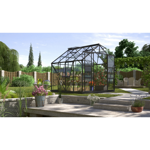 Vitavia Gewächshaus Jupiter 6700 ESG 3mm Schwarz