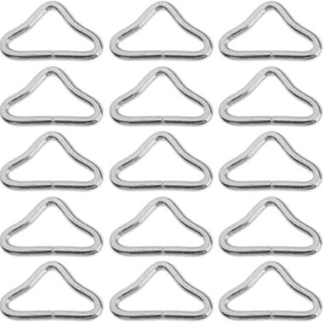 20 Stück Hochfeste Dreieckige Trampolinringe Aus Metall, Trampolinmatten-zubehör, Trampolin-ersatzteile, 20 Stück
