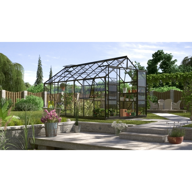 Vitavia Gewächshaus Jupiter 11500 Schwarz 11,5 m²