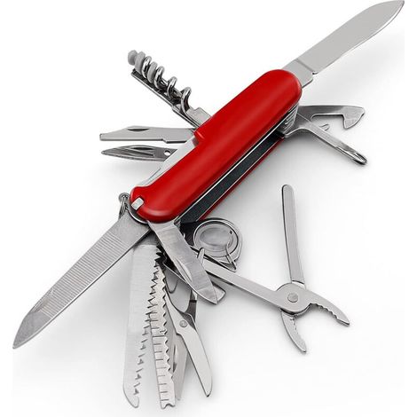 Multifunktionswerkzeug Aus Edelstahl Mit 30 Funktionen, 91-mm-klappmesser Mit Schraubbefestigung, Flaschenöffner, Spielzeug Für Outdoor-aktivitäten Wie Reisen, Geschäftsreisen, Picknicks Und Survival