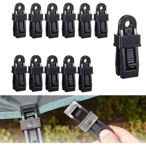 12 Stück Planenclips/spannklemmen Für Sonnensegel, Zelte Und Markisen