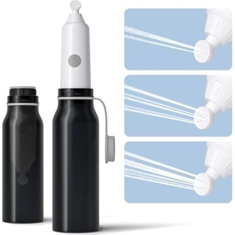 Tragbares Elektrisches Bidet Mit 3 Düsen, Einstellbarem Wasserdruck Und Wiederaufladbar, Für Intimhygiene, Nach Der Geburt, Bei Hämorrhoiden, Schwarz