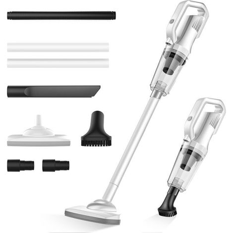 Odipie – Akku-stielstaubsauger 12000 Pa – 30 Min. Laufzeit – 4–5 Std. Ladezeit – Led-beleuchtung Für Präzises Reinigen – Geeignet Für Hartböden Und Teppiche – 6000 Mah