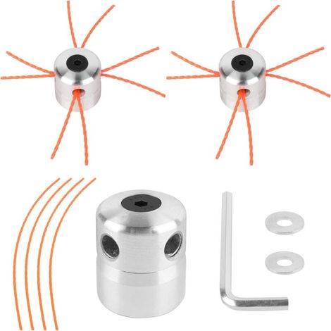 Aiperq – Universeller Aluminium-freischneiderkopf – Austauschbares Nylonfadensystem – Kompatibel Mit M8 Und M10 – Für Präzises Unkrautschneiden