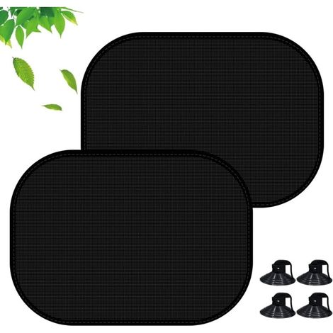 Sonnenschutz Fürs Auto, Sonnenschutz Für Kinderfenster, Sonnenschutz Mit Saugnapf Und Uv-/hitzeschutz, Universell Passend Für Autofenster, 44 X 35 Cm, 2 Stück