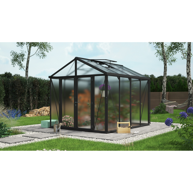 Vitavia Gewächshaus Zeus Comfort 8100 HKP10mm Schwarz