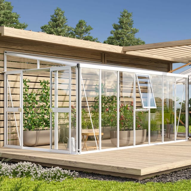 Vitavia Gewächshaus Athena 11900 Weiß 11,9 m²