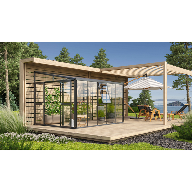 Vitavia Gewächshaus Athena 8600 Schwarz 8,6 m²