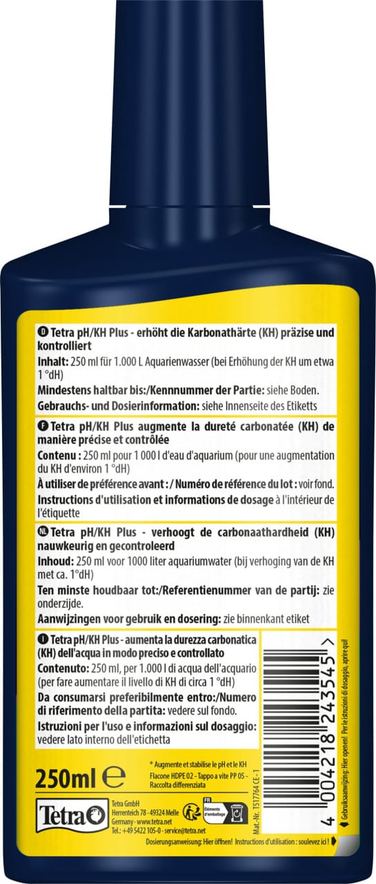 Tetra Wasserpflegemittel pH/KH Plus 250 ml