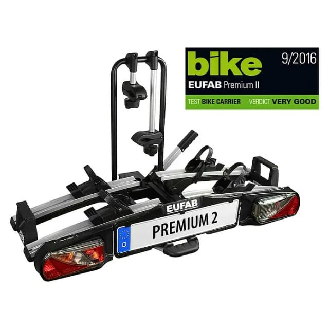 Eufab Fahrrad-Kupplungsträger Premium 2 mit Abklappfunktion