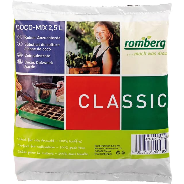 Romberg Classic Kokos-Anzuchterde 2,5,