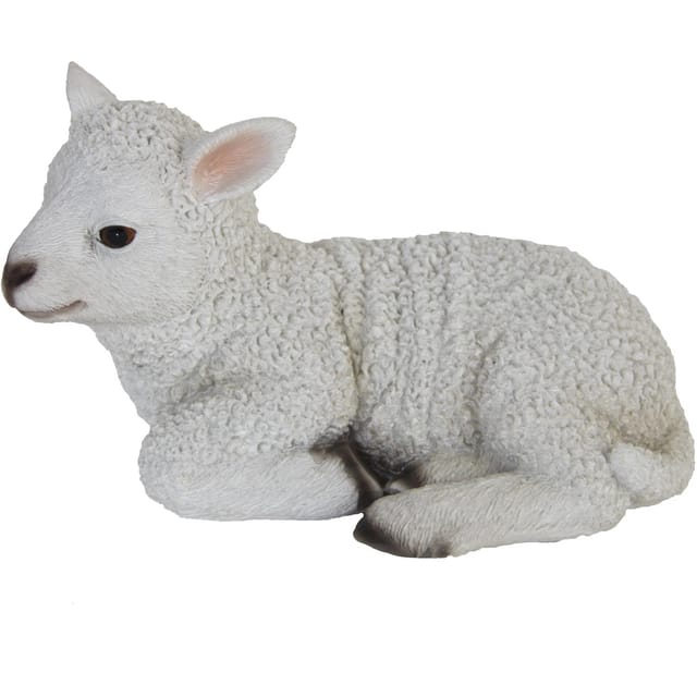Deko Gartenfigur Lamm,iegend 18 cm