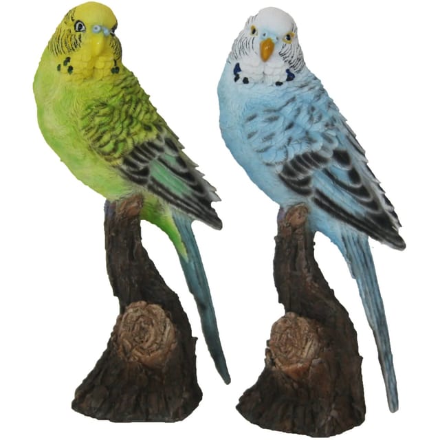Deko-Figur Wellensittich 18 cm