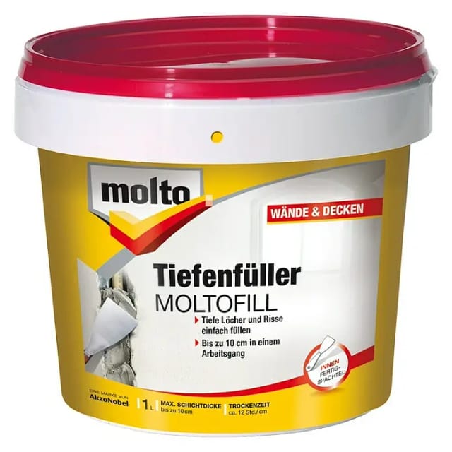 Molto Tiefenfüller Moltofill Innen-Fertigspachtel 1,