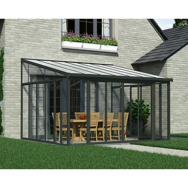 Palram - Canopia SanRemo 4 x 4.25 Wintergarten Anthrazit