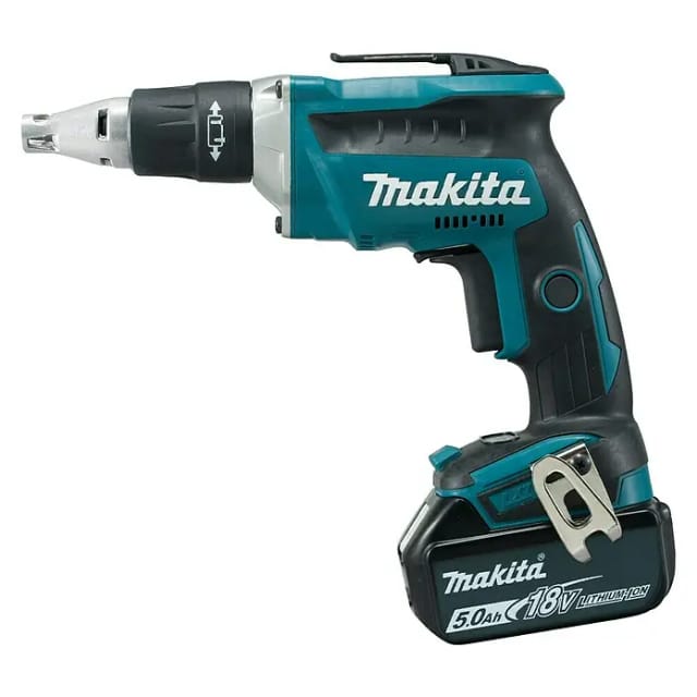 Makita 18 V Akkuschrauber DFS452RTJ inkl. 5 Ah Akkus mit Koffer
