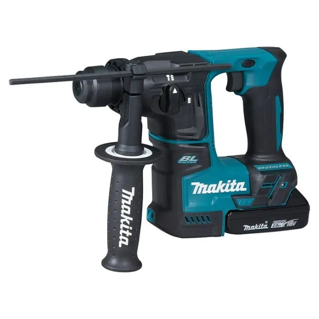 Makita 18 V Akku-Bohrhammer DHR171RAJ inkl. 2 Ah Akkus mit Koffer
