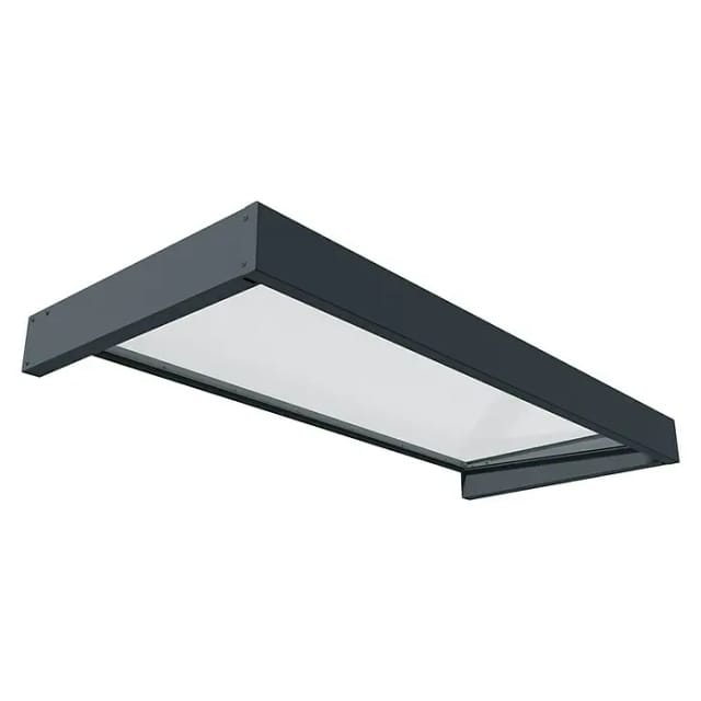 Canopia Vordach Sophia 2 x 90 cm Anthrazit klar