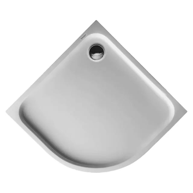 Duravit Duschschwanne D-Code 90 cm x 90 cm Viertelkreis Antislip Weiß