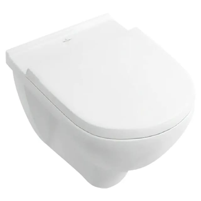 Villeroy & Boch WC-Set O.novo Tiefspüler spülrandlos CeramicPlus Inkl. WC-Sitz