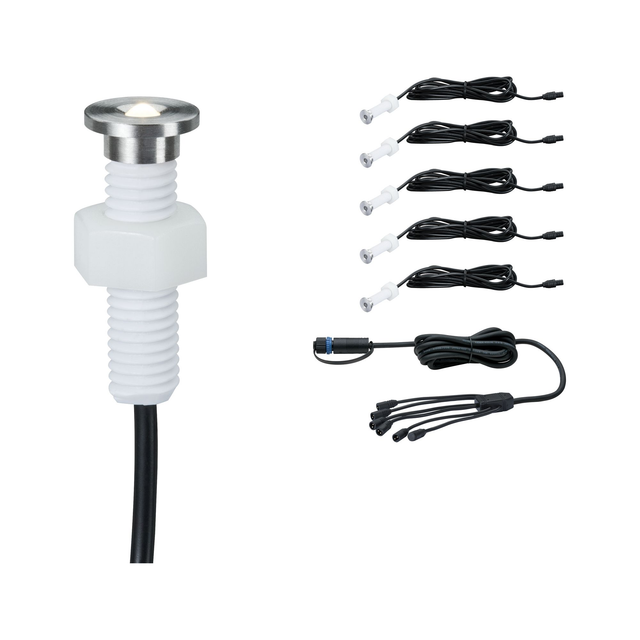 Paulmann Plug & Shine Set 5 LED-Einbauleuchten MicroPen II Warmweiß