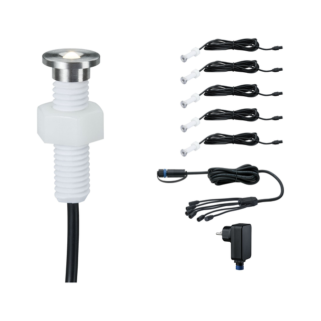 Paulmann Plug&Shine Starter-Set Einbauleuchten MicroPen II Warmweiß