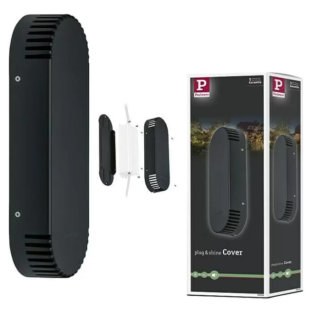 Paulmann Plug & Shine Trafoabdeckung Grau Kunststoff