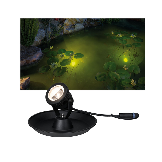 Paulmann Plug & Shine LED-Teichbeleuchtung IP68 Warmweiß