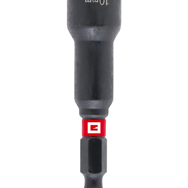 Einhell Impact Sechskant-Steckschlüssel mit 1/4 Zoll E 6.3 Schaft 10 mm