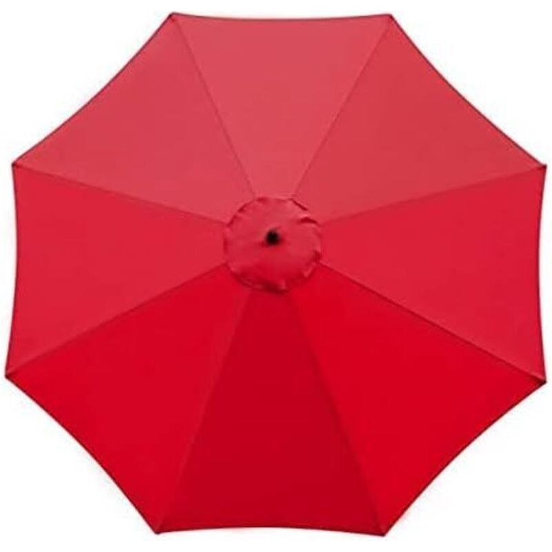3 M Ersatz-gartenschirm, 8-rippiges Gewebe, Rot