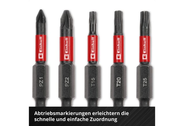 Einhell Impact Bit-Set im Taschenformat 10-teilig