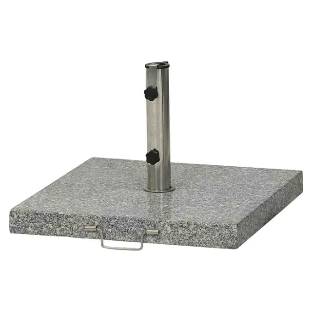 Siena Garden Schirmständer Granit Grau 54x54x5,5 cm