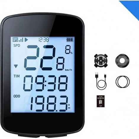 Xoss Gen2 Gps-fahrradcomputer, Ipx7 Wasserdicht, 2,2-zoll-lcd-bildschirm, 28 Stunden Akkulaufzeit, Bluetooth (kompatibel Mit Allen Fahrrädern)