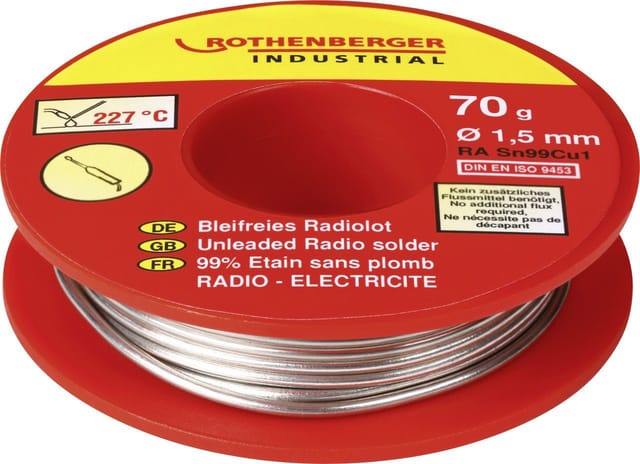 Rothenberger Industrial Bleifreies Radiolot 70g