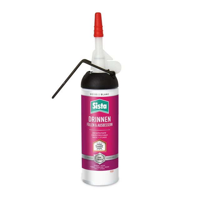 Sista Acryl Dichtstoff Drinnen Füllen & Ausbessern Spender Weiß 100 ml