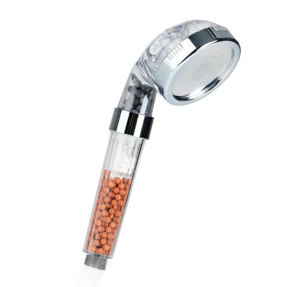 EASYmaxx Duschkopf Spa 3-in-1 Transparent/ Chrom 8 cm Bild 4
