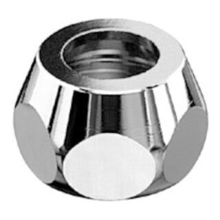 Schell Konus-Quetschverschraubung Komplett 17,2 mm verchromt 10 mm (3/8 Zoll)x 8 mm