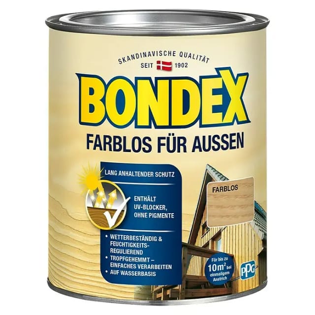 Bondex Farblos für Aussen 750 ml