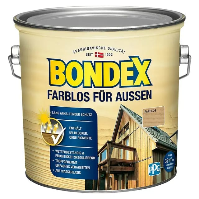 Bondex Farblos für Aussen 2,5,
