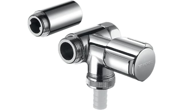 Schell NA-Ventil Comfort DN20 G 3/4 AG x G 3/4 IG Anschluss rechts, Baulänge 56