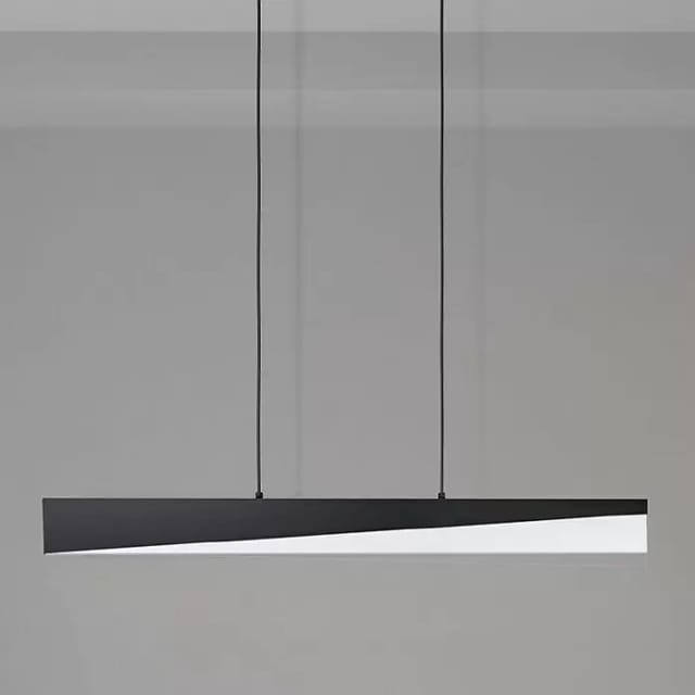 Eglo LED-Pendelleuchte Isidro 110 cm x 6 cm x 79,5 cm Schwarz Satiniert