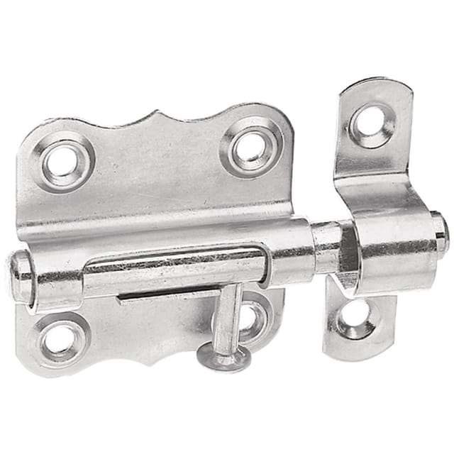 Grendelriegel ohne Feder Edelstahl 39 mm x 38 mm