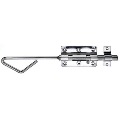 Bolzen-Stangenriegel Edelstahl mit befestigter Schlaufe 320 mm Ø 15,5 mm