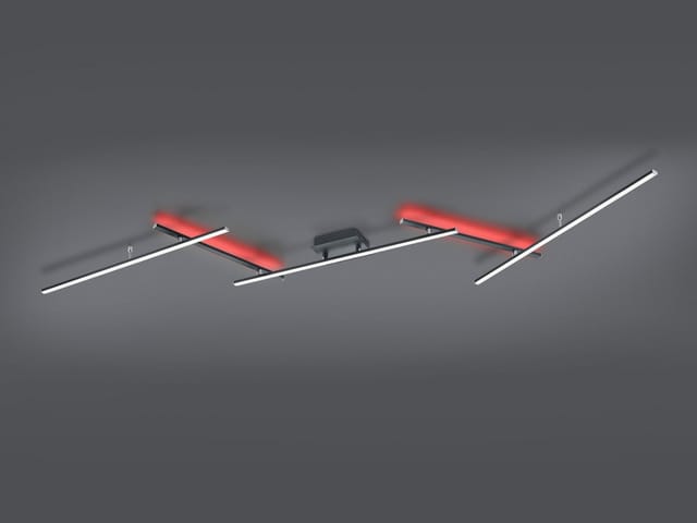 Trio LED-Deckenleuchte Arvin 22W 2600,m Schwarz matt