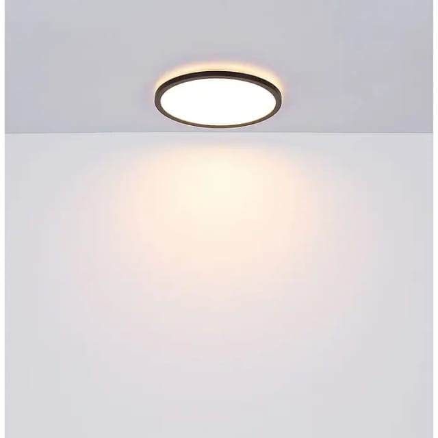 Globo LED Deckenleuchte Sapana Ø 42 cm Schwarz
